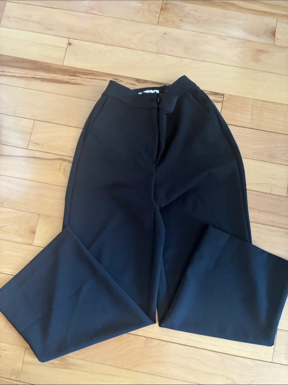 OAK + FORT Black High-Waist Trousers